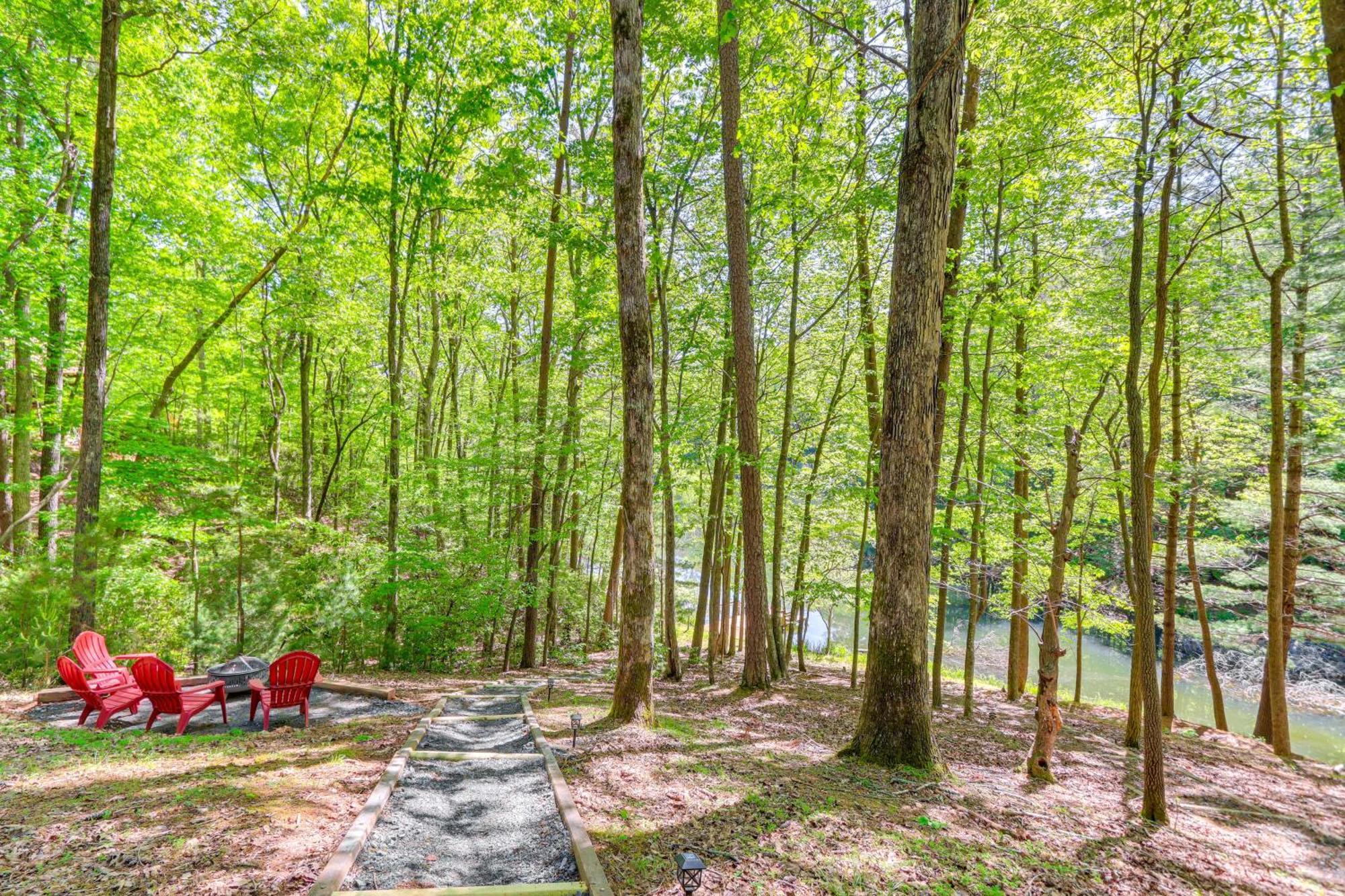 Lakeside Cabin Game Room, Dock, Orchard, Wineries Ellijay Exterior foto