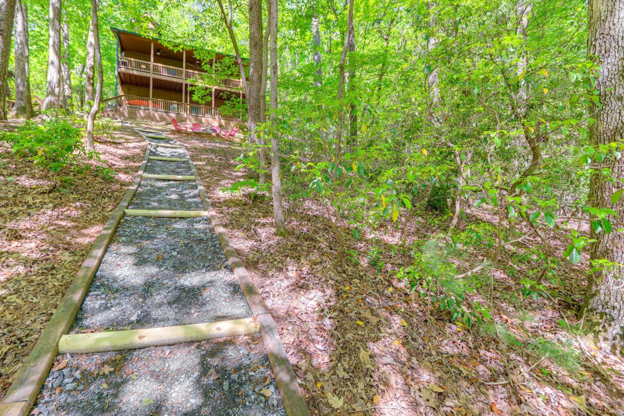 Lakeside Cabin Game Room, Dock, Orchard, Wineries Ellijay Exterior foto